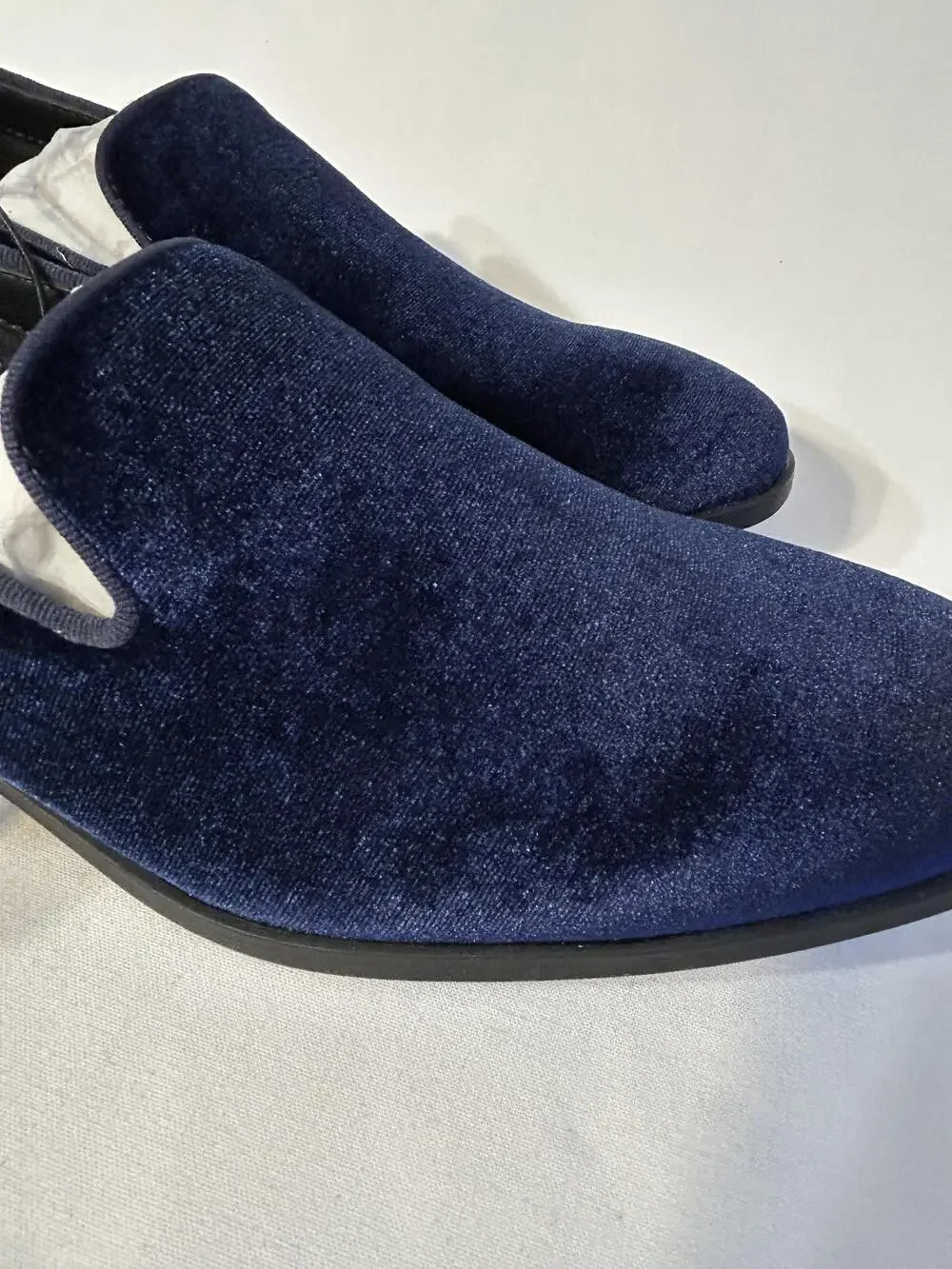 Mens Loafers Shoes Size 8 Navy Madden NYC Mason Slip-On
